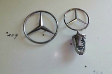 Fregio Mercedes 200 E originale epoca anteriore e posteriore stemma stella auto 