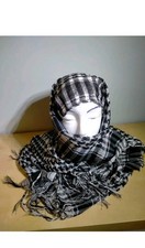 Foulard Stile Kefiah Bianco e