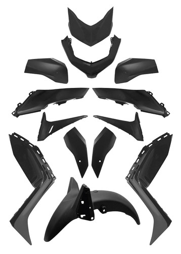 Kit carene nero opaco black - kit,