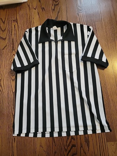 Camicia arbitro nera bianca - camicia,