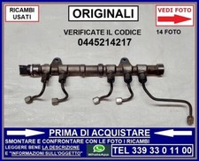 FLAUTO TUBI INIETTORI SENSORE PRESSIONE 1.3 MULTIJET EURO5 1.3 55 70 KW 75 95 CV