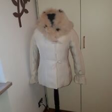 Piumino Seventy donna in vera piuma d'oca con Collo Volpe Bianca