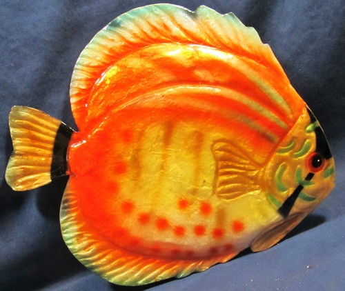 Disco arancione tropicale