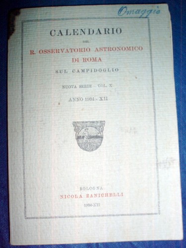 Calendario del osservatorio - del,