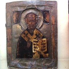 Icona antica 700 san nicola - icona,