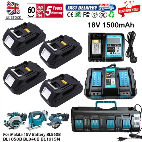 Batteria per makita 18v bl1860 - batteria,