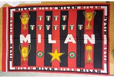 Bandiera Milan Anni 90 Nuova