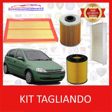 KIT TAGLIANDO 4 FILTRI OPEL CORSA 1.7 CDTI DAL 2000 AL 2012