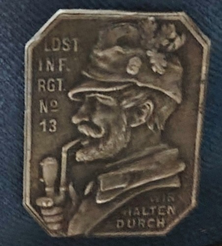 Kappenabzeichen ww1 kuk - kuk, no