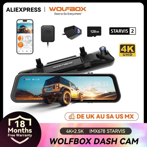 Wolfbox g900 pro caméra - wolfbox,