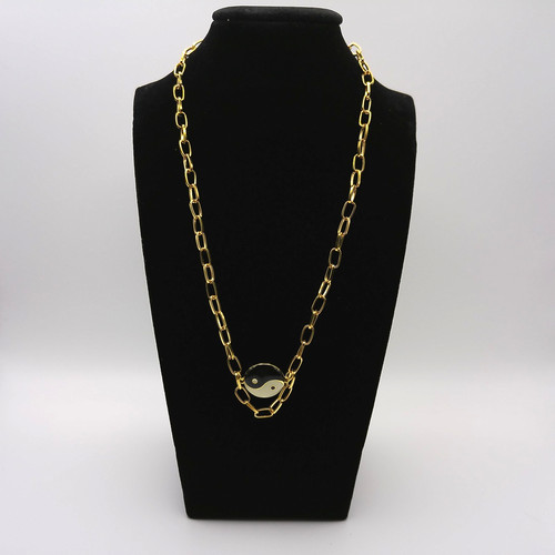 Necklace yin yang - necklace,