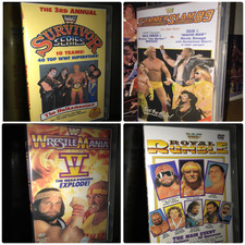 WWF BIG 4 1989 DVD Lot -