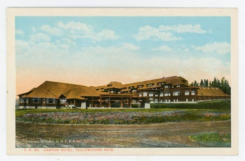 Cartolina epoca yellowstone - d'epoca,