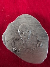 UFO UAP Alien 999 argento puro