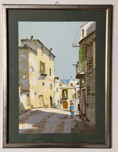 Quadro serigrafia aldo riso - serigrafia,