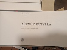 MIMMO ROTELLA  "AVENUE" originale 2005 Skira 12 tavole 30x15 da esposizione 