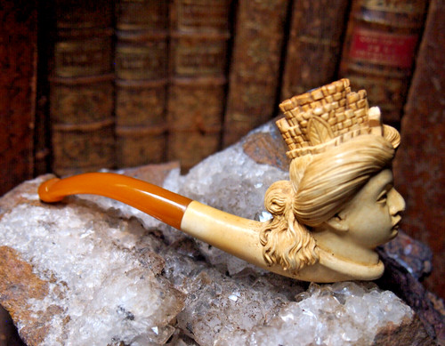 Pipe fume cigarette - pipe,