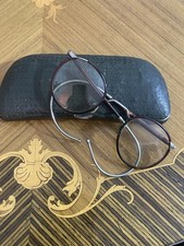 Occhiali Anni 30 In Metallo Rivestito Con Cellulosa