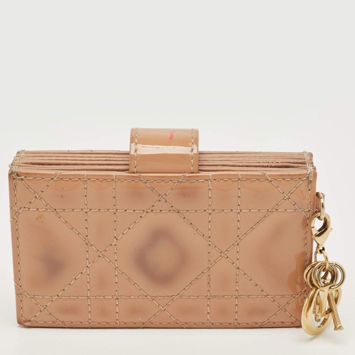 Portacarte dior beige cannage - portacarte,