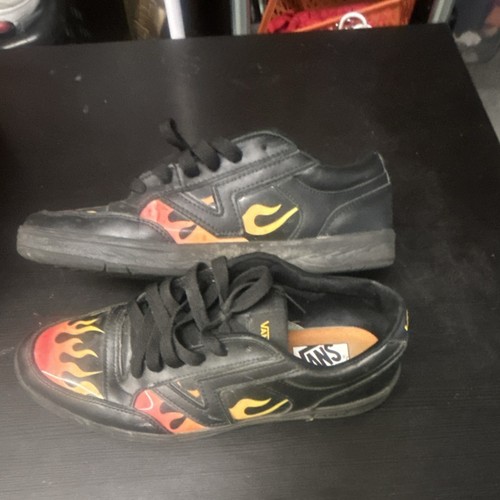 Vans lowland flame - cc, nero