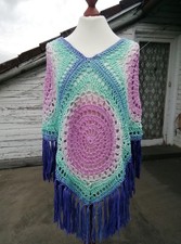 Poncho all'uncinetto * poncho