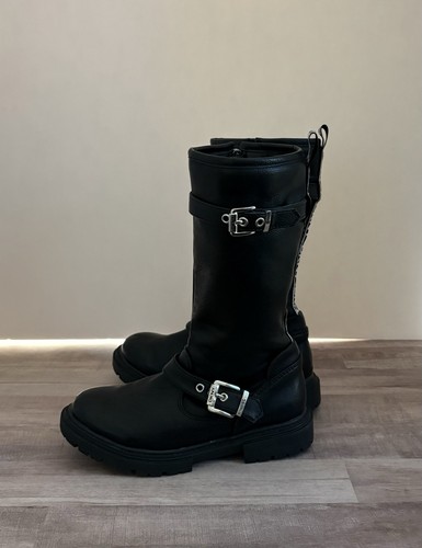 Dkny girls black boots size - boots,