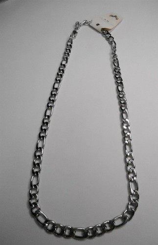 Collana catena acciaio - collana,