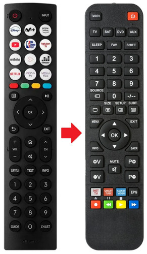 Telecomando adatto per hisense - adatto,
