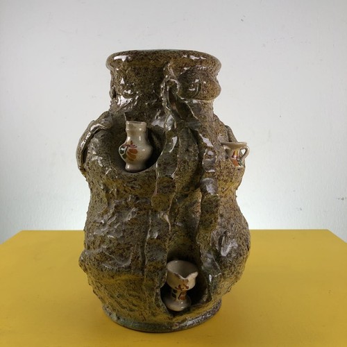 Vaso terracotta smaltata - in,