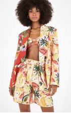 Farm Rio Frutas Linen Shorts
