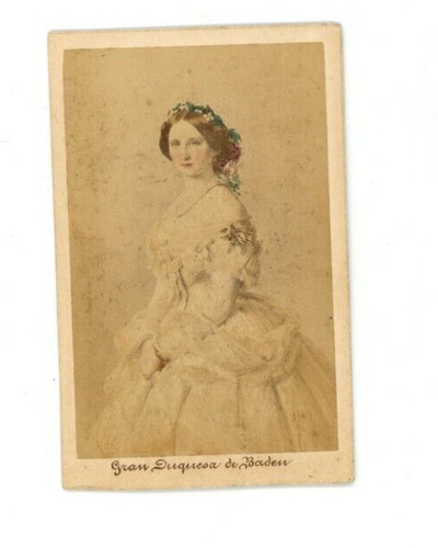 Foto vintage cdv - foto, principessa