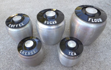 Bidone 5 pezzi alluminio