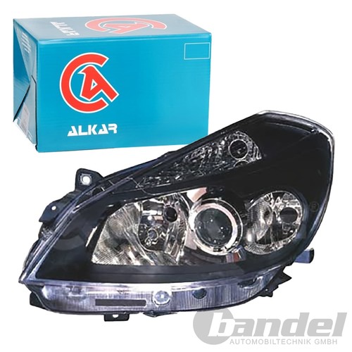 Faro alkar nero - h7/h7/h1,