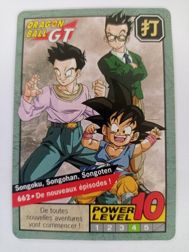 Carte dragon ball - carte, z