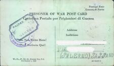 pr185 sassano prigioniero di guerra negli stati uniti  1943