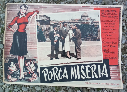 Fotobusta porca miseria - ,
