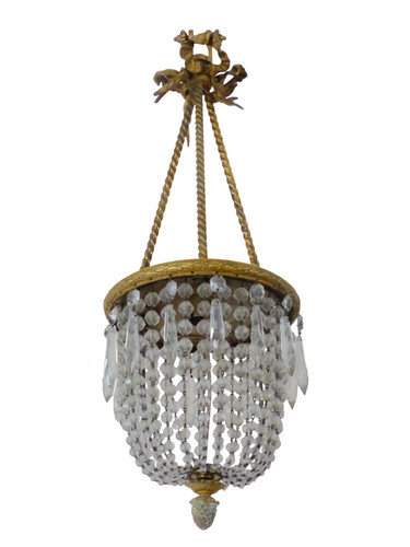 Splendido antico lampadario