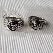 2 Lotto Anelli Argento Arte