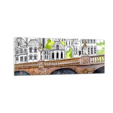 Quadro vetro 140x50cm - vetro,