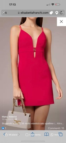 Abito elisabetta franchi - abito, fuxia