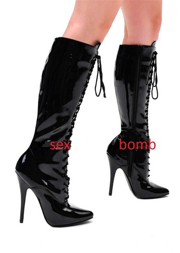 Sexy stivali domina tacco - tacco, 15