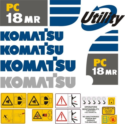 Komatsu pc18mr set - pc18mr,