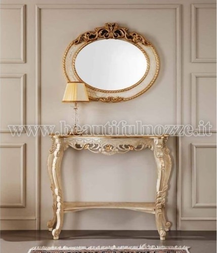 Consolle specchio legno - specchio,