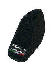 Tappetino Protettivo Per Pedana Poggiapiede Fiat 500 2007  2020,nero con Scritta
