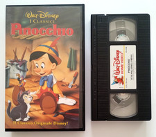 Vhs Pinocchio Film Animazione Walt Disney I Classici Videocassetta 1993 (V211)