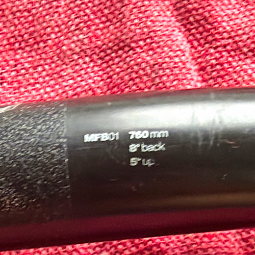 Flat carbon bmc handlebar - carbon,