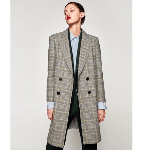 Cappotto zara giallo - cappotto,
