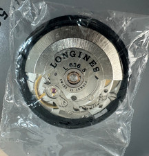 Movimento Orologio Longines L636.5 funzionante +quadrante e lancette originali
