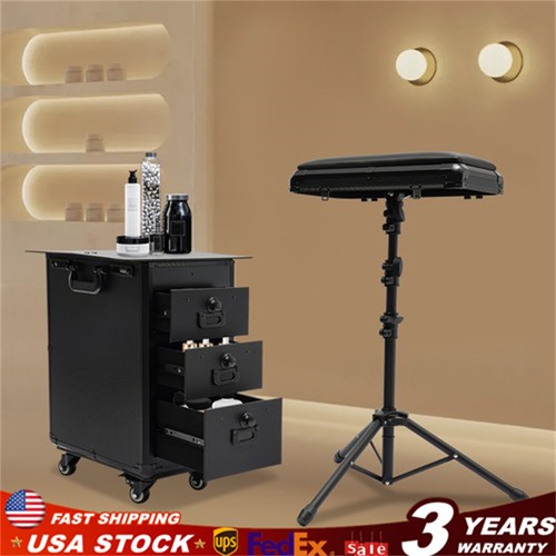 Rolling makeup train case with - rolling,