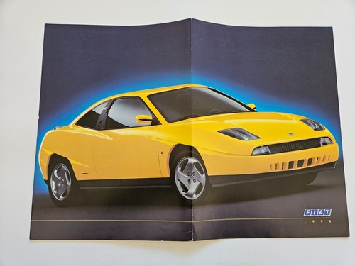 Fiat coupe folder brochure - coupe,